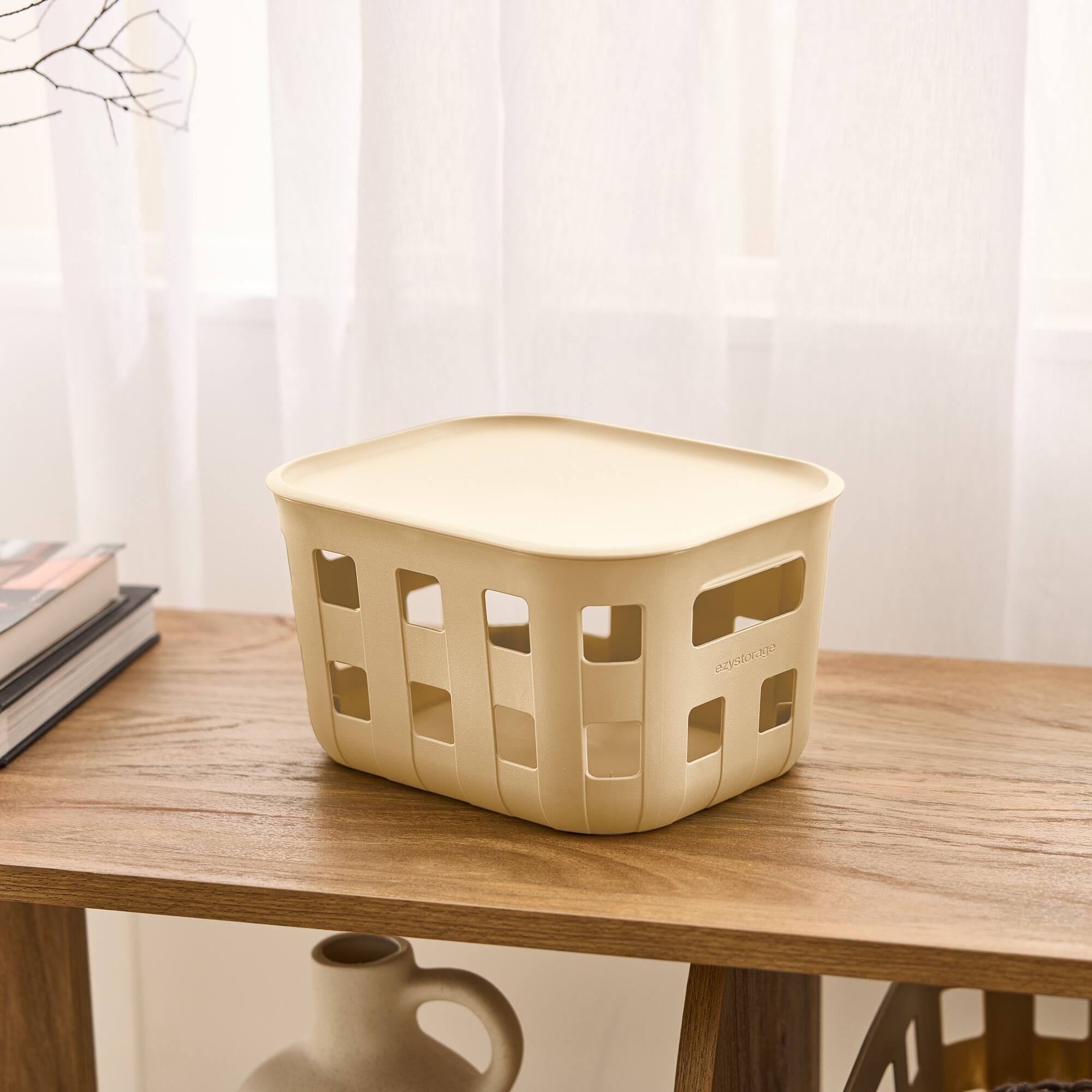 Ezy Storage Aura 5.8qt. Lidded Basket
